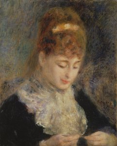 Woman Crocheting